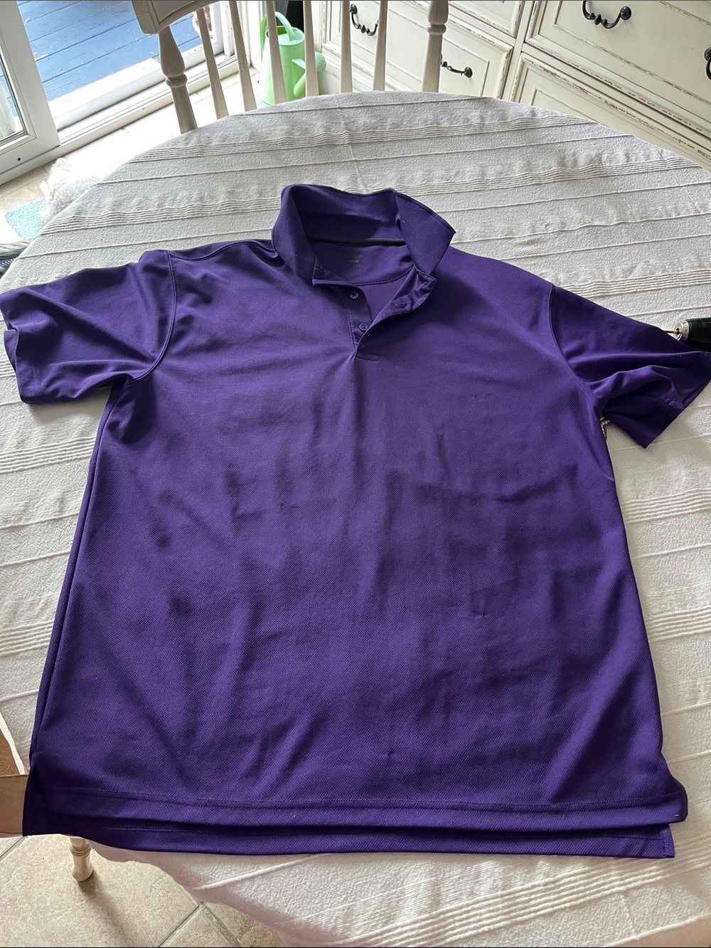 Men's Purple Polo Shirt - Classic Short Sleeve